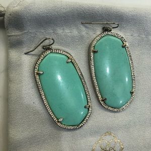 Kendra Scott Turquoise Elle Earrings